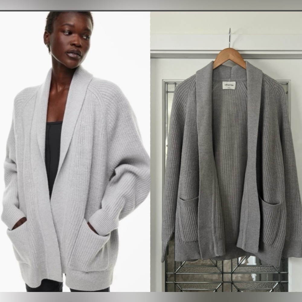 Wilfred Free Travel Open front Oversized fit Cardigan